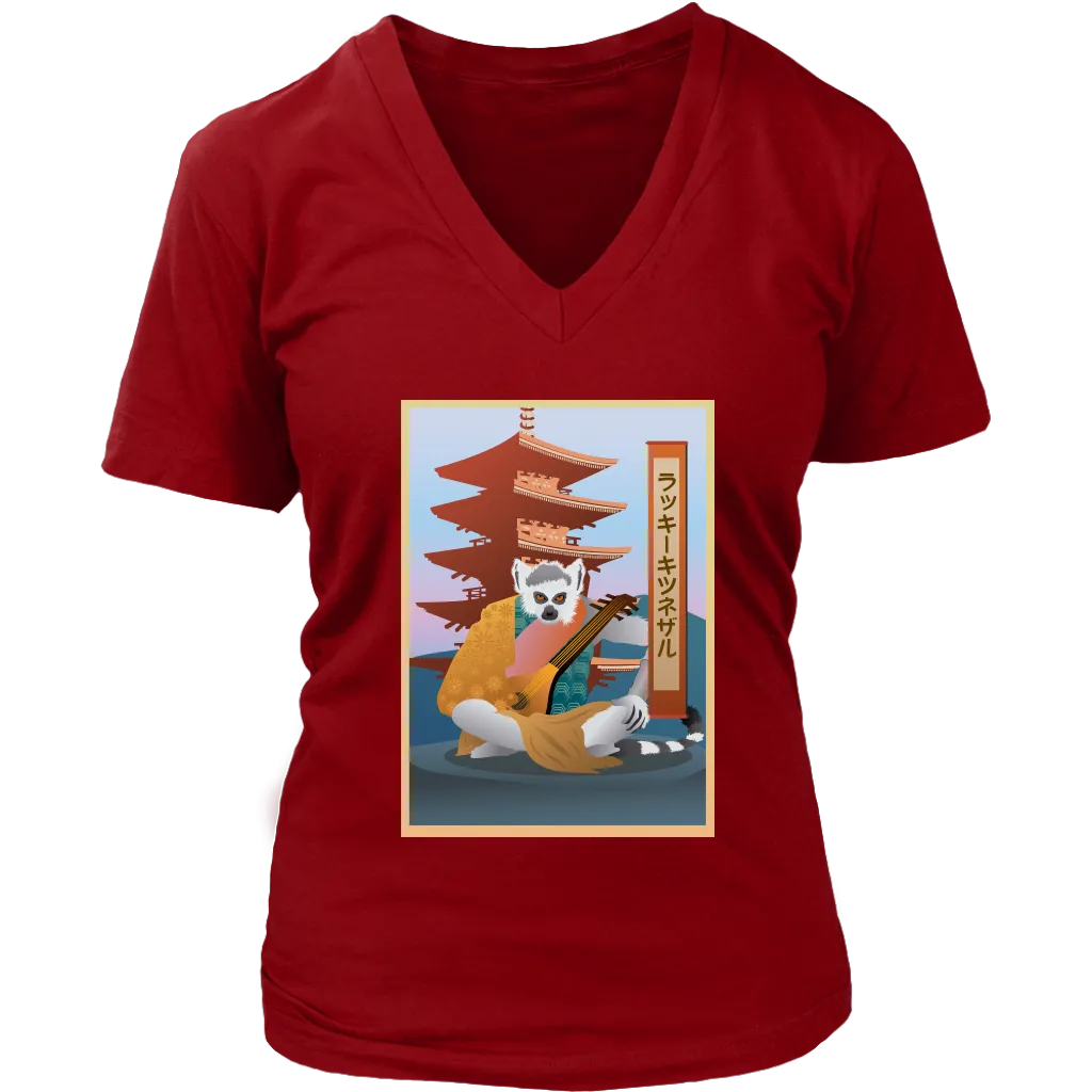 Pagoda Lemur T-shirt, Lucky Lemur Shirt