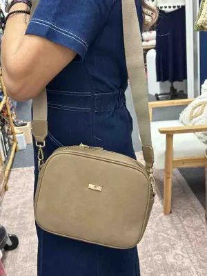 Paloma Suede Camera Bag - Mocha