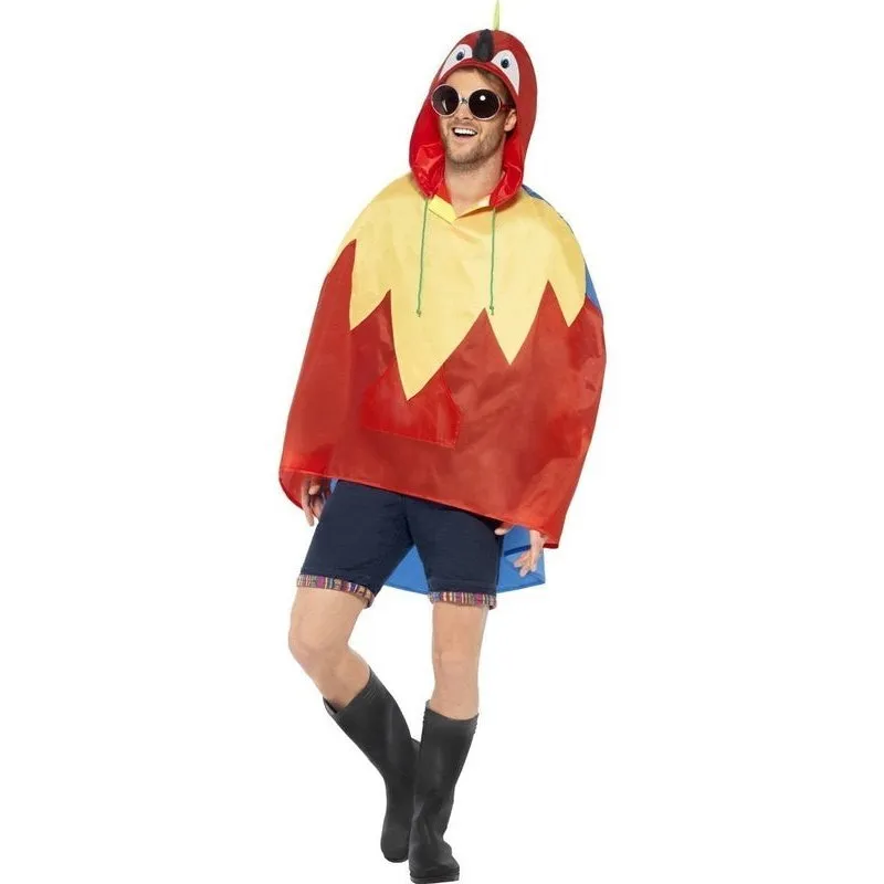 Parrot Party Poncho