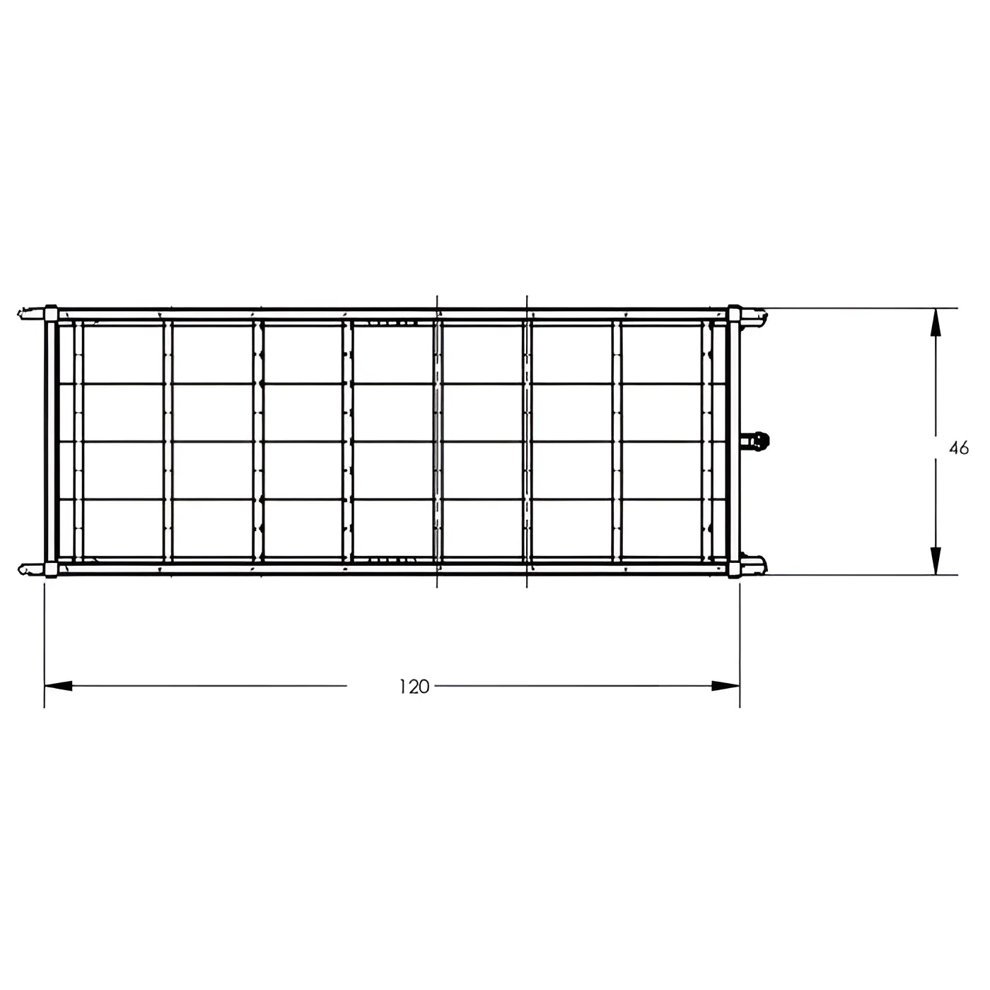 Parts Cart | 120'' | 5×10'' | Pockets | Valley Craft