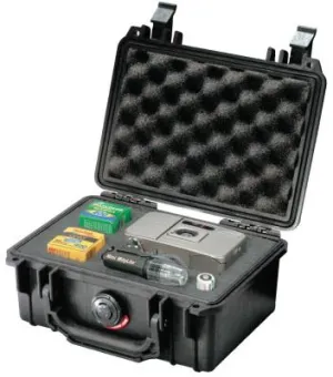 Pelican™ Small Protector Cases, 1120 Case, 4 3/4 in x 3.06 in x 7 1/4 in, Black, 1120-000-110