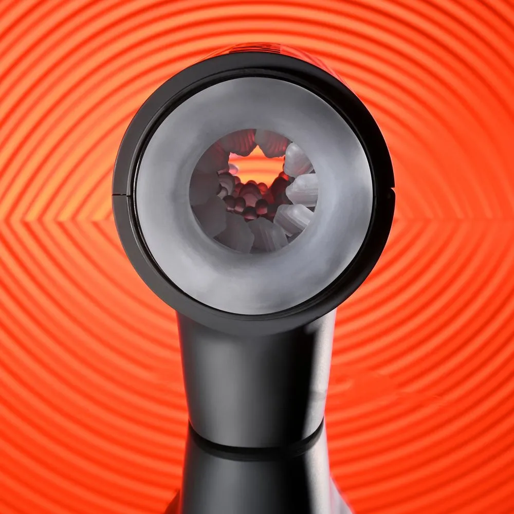 Playboy Pleasure Come Along - Vibrating Stroker - Black