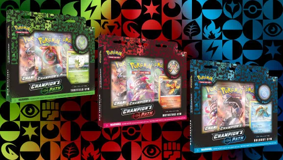 Pokemon Champion's Path Pin Collection - Turffield, Hulbury and Motostoke Gyms