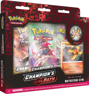 Pokemon Champion's Path Pin Collection - Turffield, Hulbury and Motostoke Gyms