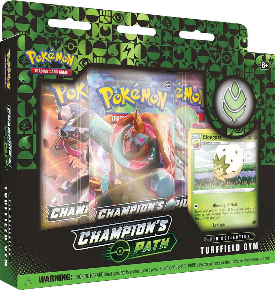 Pokemon Champion's Path Pin Collection - Turffield, Hulbury and Motostoke Gyms