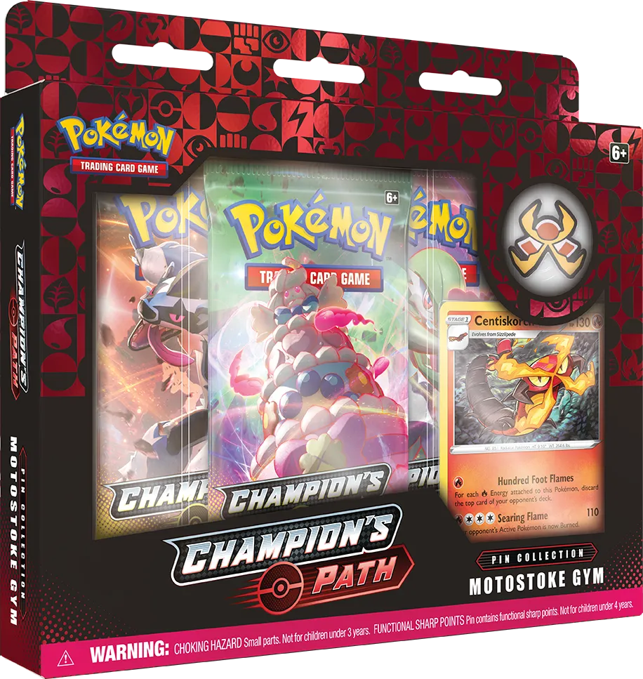 Pokemon Champion's Path Pin Collection - Turffield, Hulbury and Motostoke Gyms