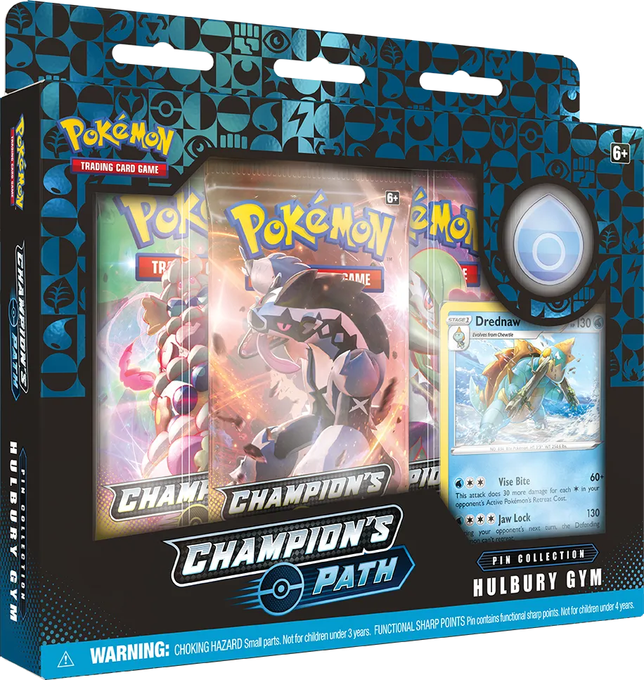 Pokemon Champion's Path Pin Collection - Turffield, Hulbury and Motostoke Gyms