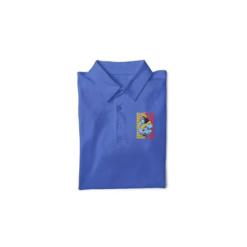 Polo Neck T-Shirt (Men) - Beast Mode (8 Colours)