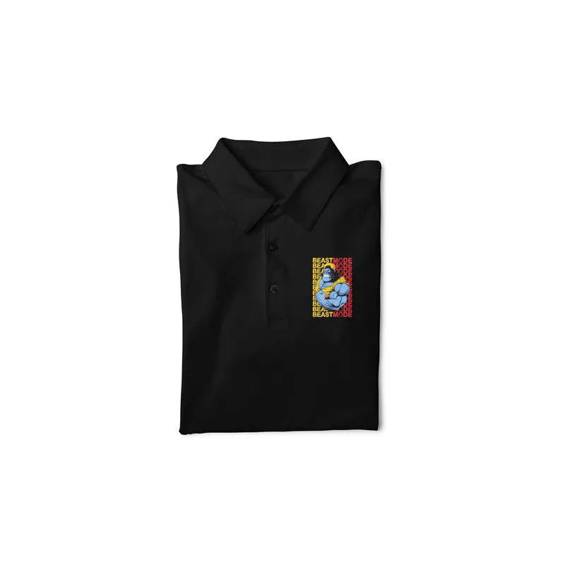 Polo Neck T-Shirt (Men) - Beast Mode (8 Colours)