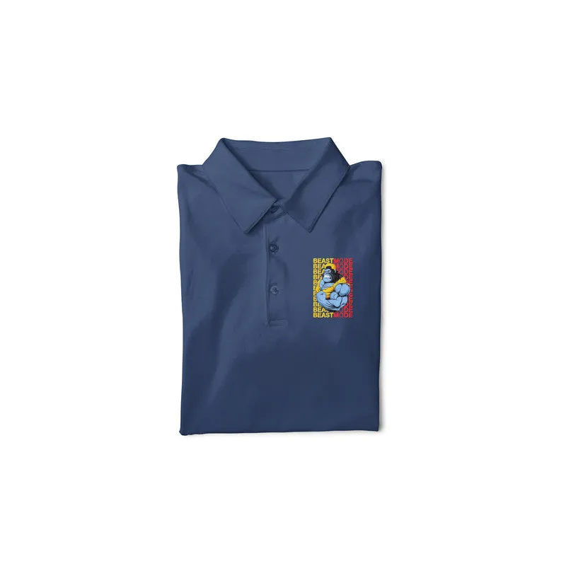 Polo Neck T-Shirt (Men) - Beast Mode (8 Colours)