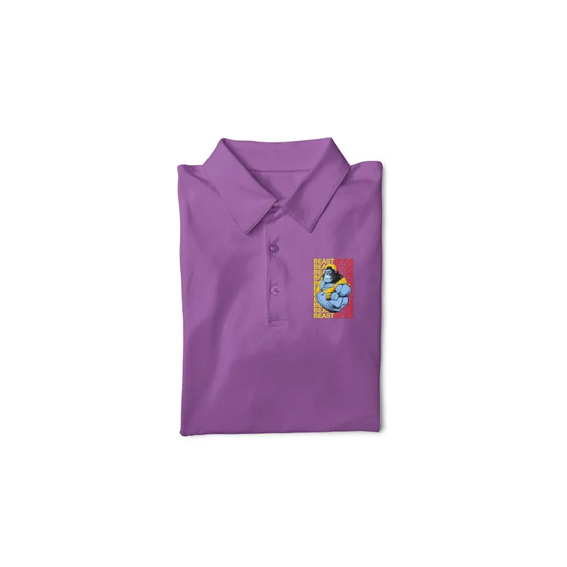 Polo Neck T-Shirt (Men) - Beast Mode (8 Colours)