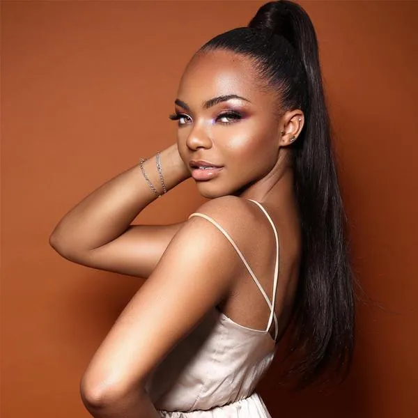 Ponytail Silky Straight 100% Virgin Human Hair