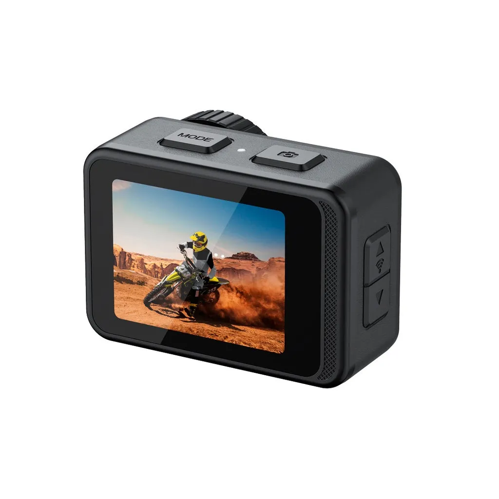 Porodo Lifestyle Fully Waterproof UHD Action Camera Dual Display With Video Stabilisation
