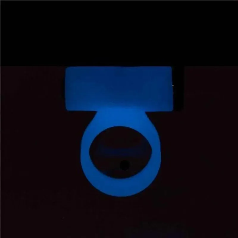 Power bullet Cosmic Cock Ring w Bullet Glow in the Dark