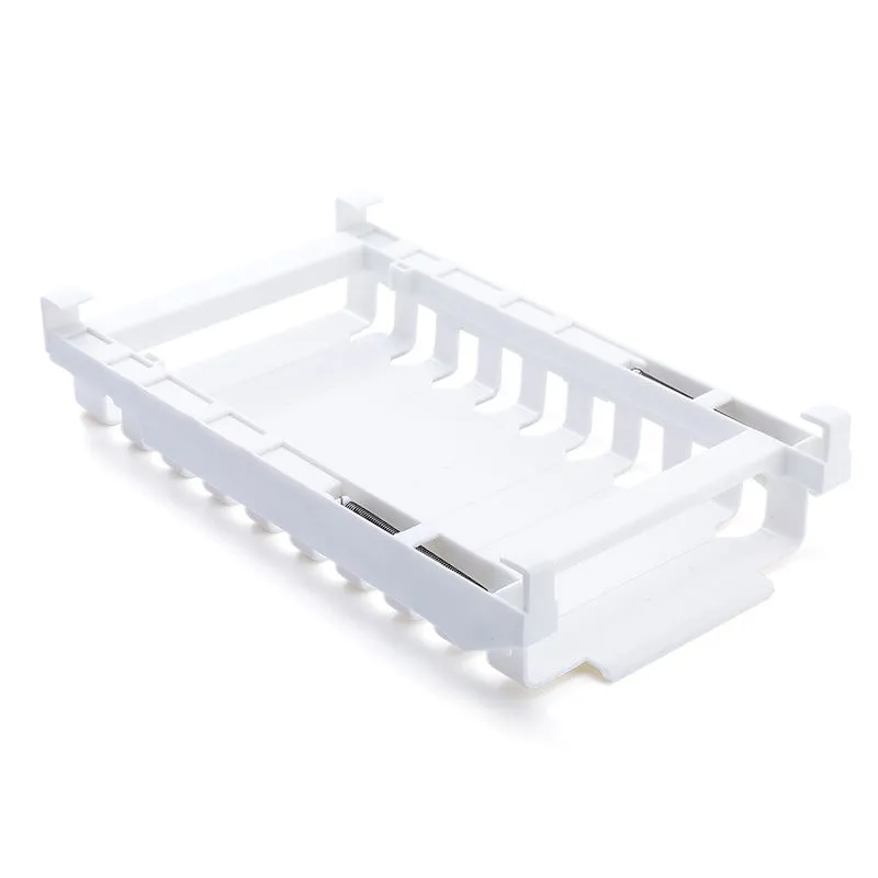 [Practical Gift] Home Hanging Telescopic Rail Storage Rack for Ziplock Bag