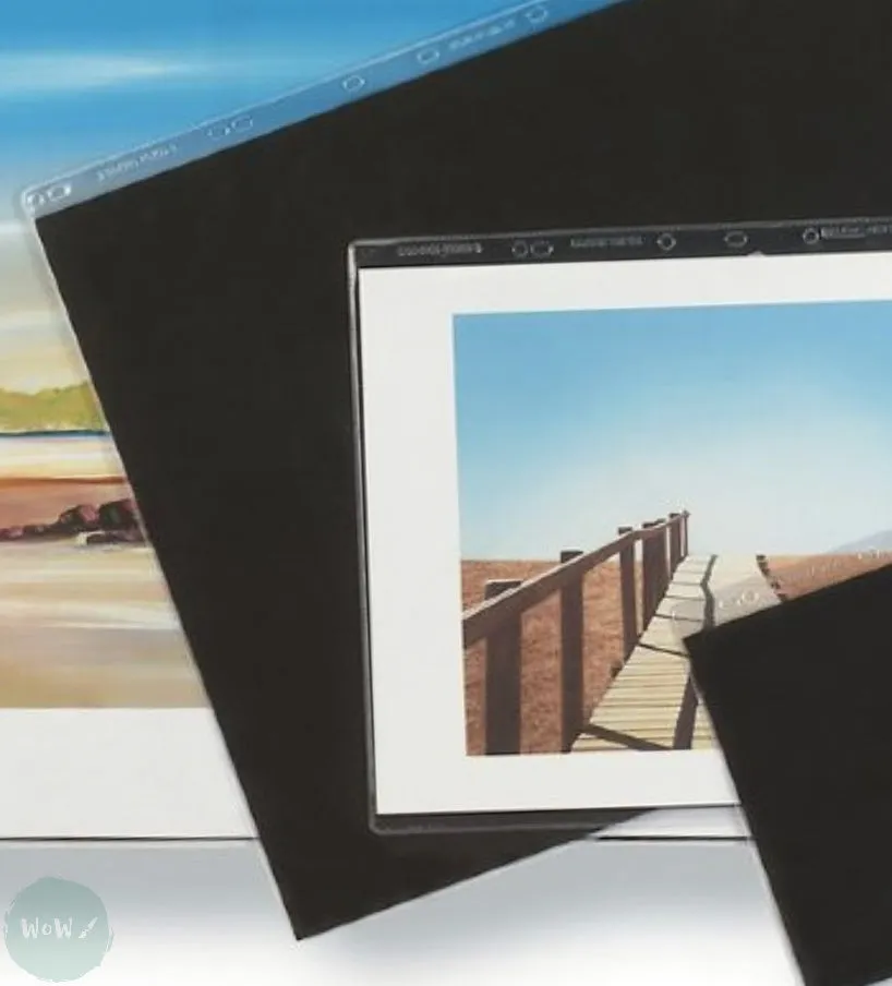 Presentation Portfolio with rings- Heavy Gauge Display Sleeves- Singles A4