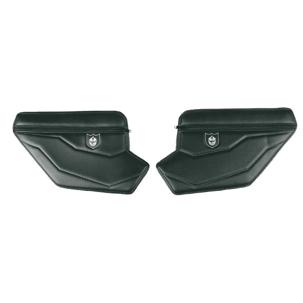 Pro Armor Front Door Knee Pads with Storage for Pro Armor Doors Black