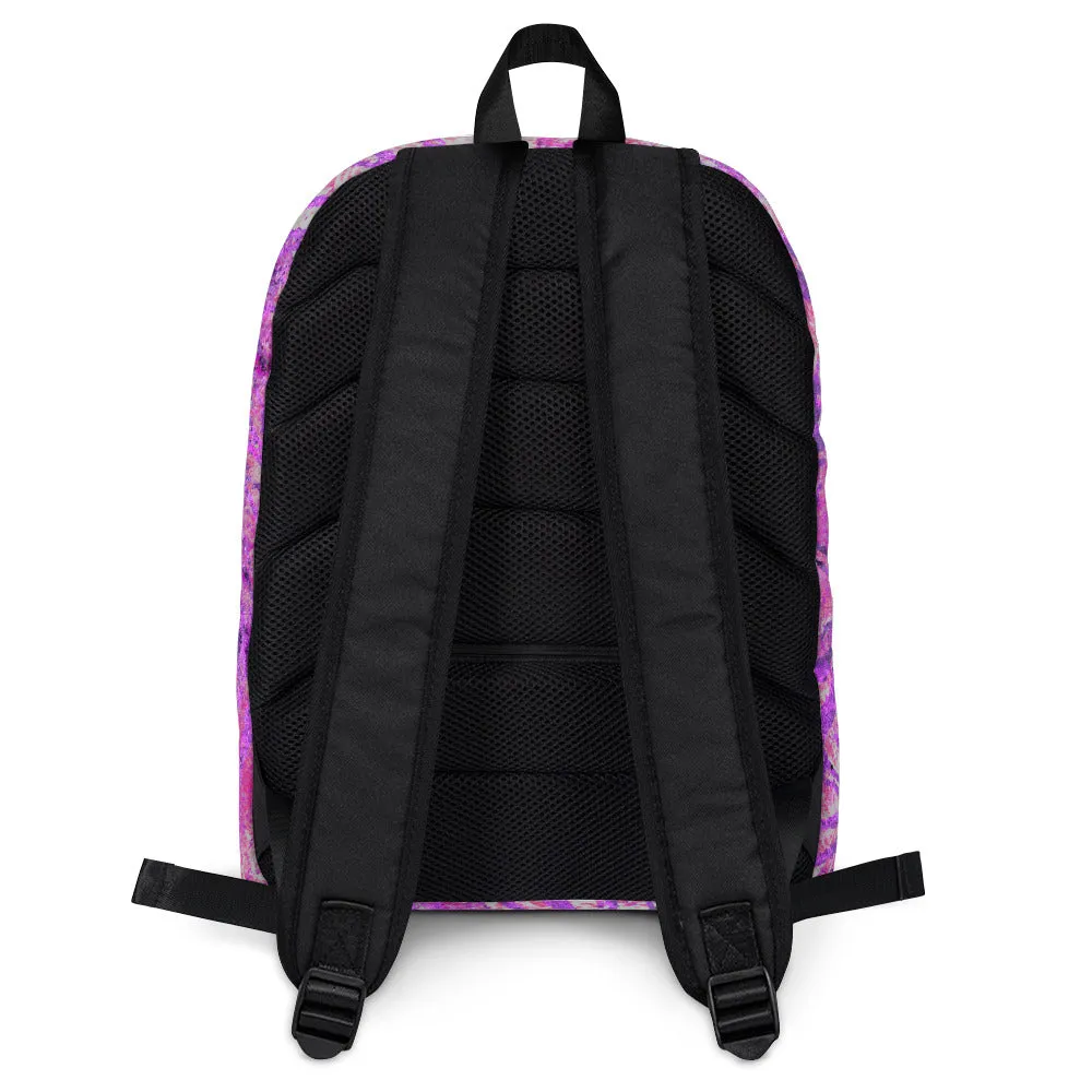 Purple Leaf Backpack