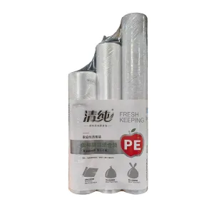 Qingchun Fresh Keeping Vest Bags - 3 Rolls Combo Pack