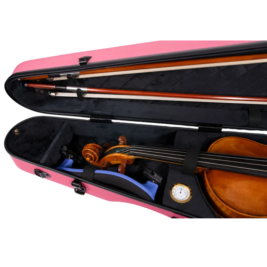 RAAN Shaped Violin Case Barbie Pink 1/4-1/2