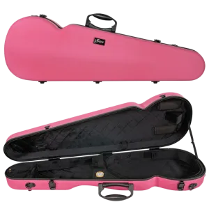 RAAN Shaped Violin Case Barbie Pink 1/4-1/2