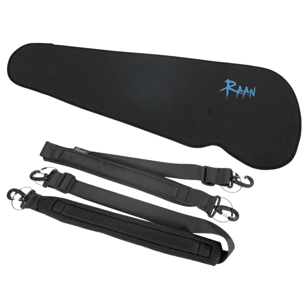 RAAN Shaped Violin Case Mediterranean Blue 1/4-1/2