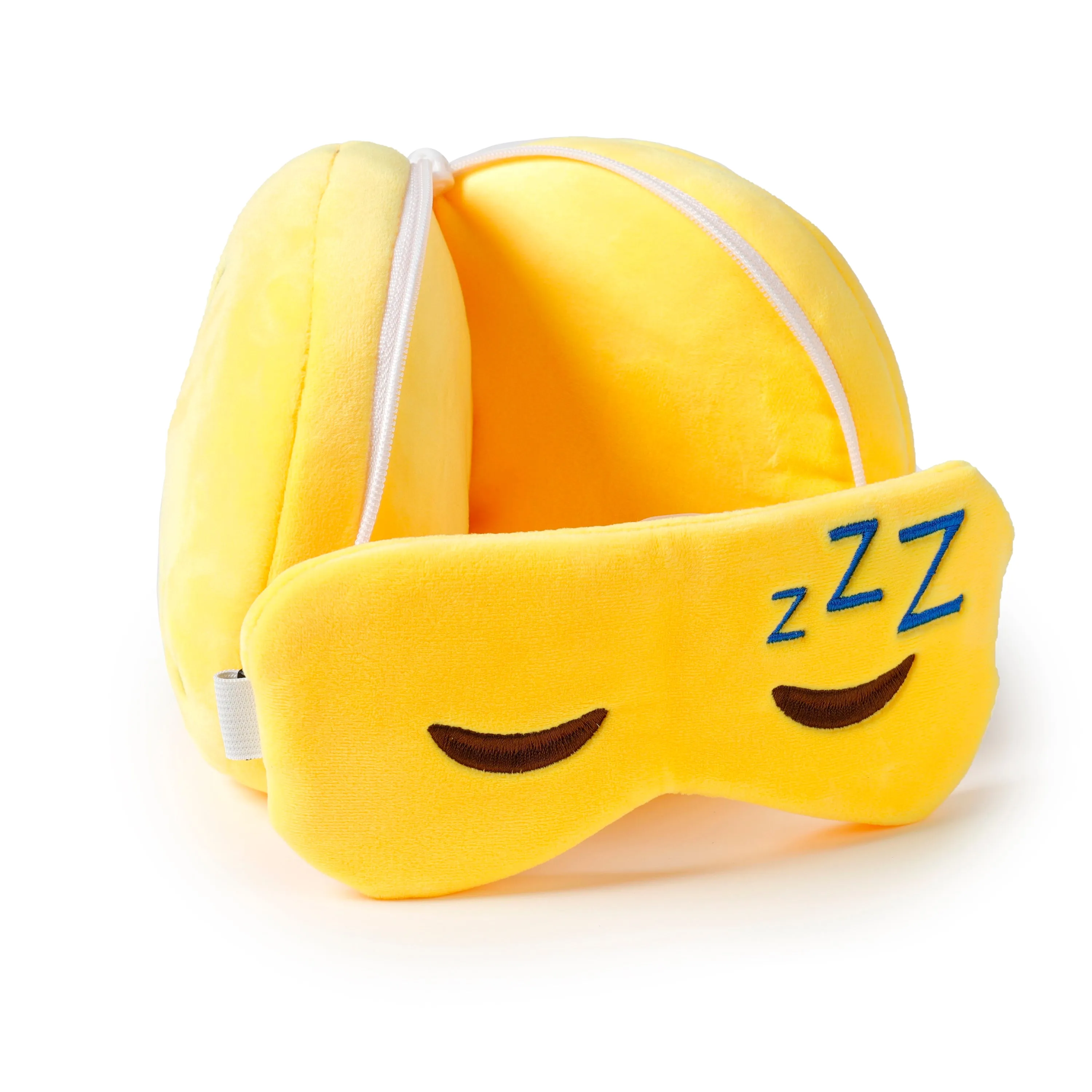 Relaxeazzz Travel Pillow & Eye Mask - Snoozie the Sleeping Head
