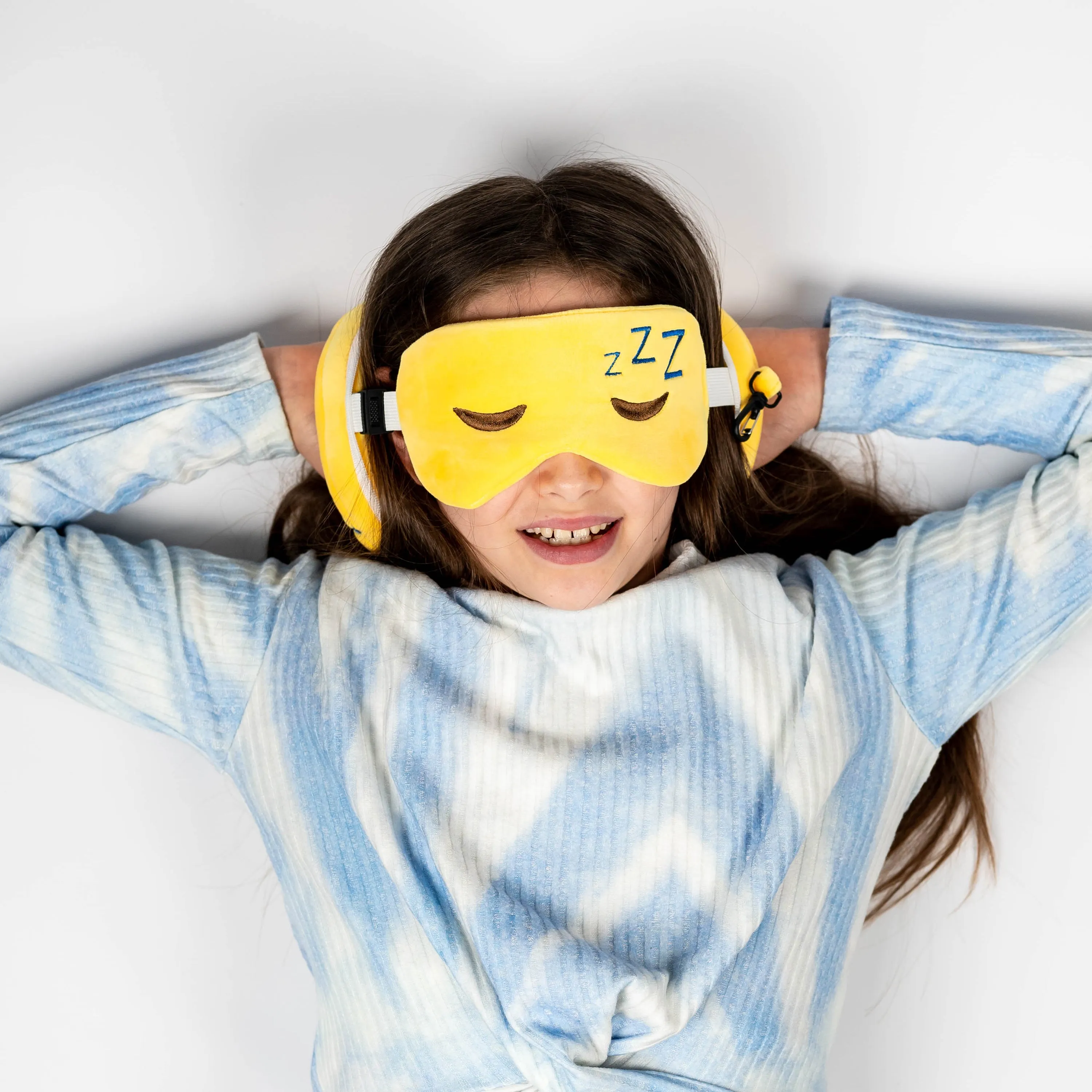 Relaxeazzz Travel Pillow & Eye Mask - Snoozie the Sleeping Head