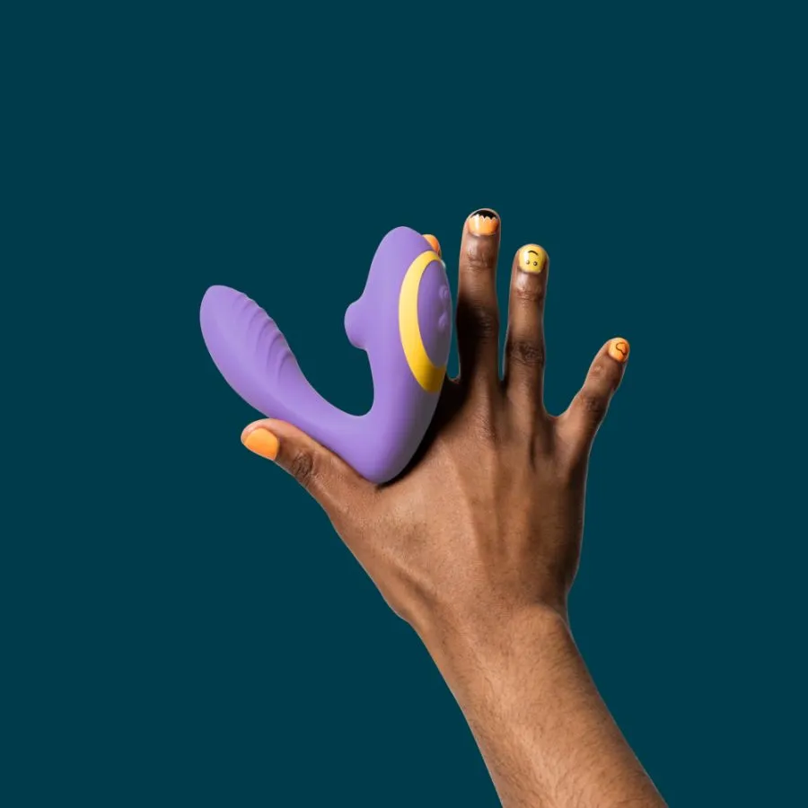 Reverb Double Trouble Clitoral Suction and G-Spot Stimulator Romp