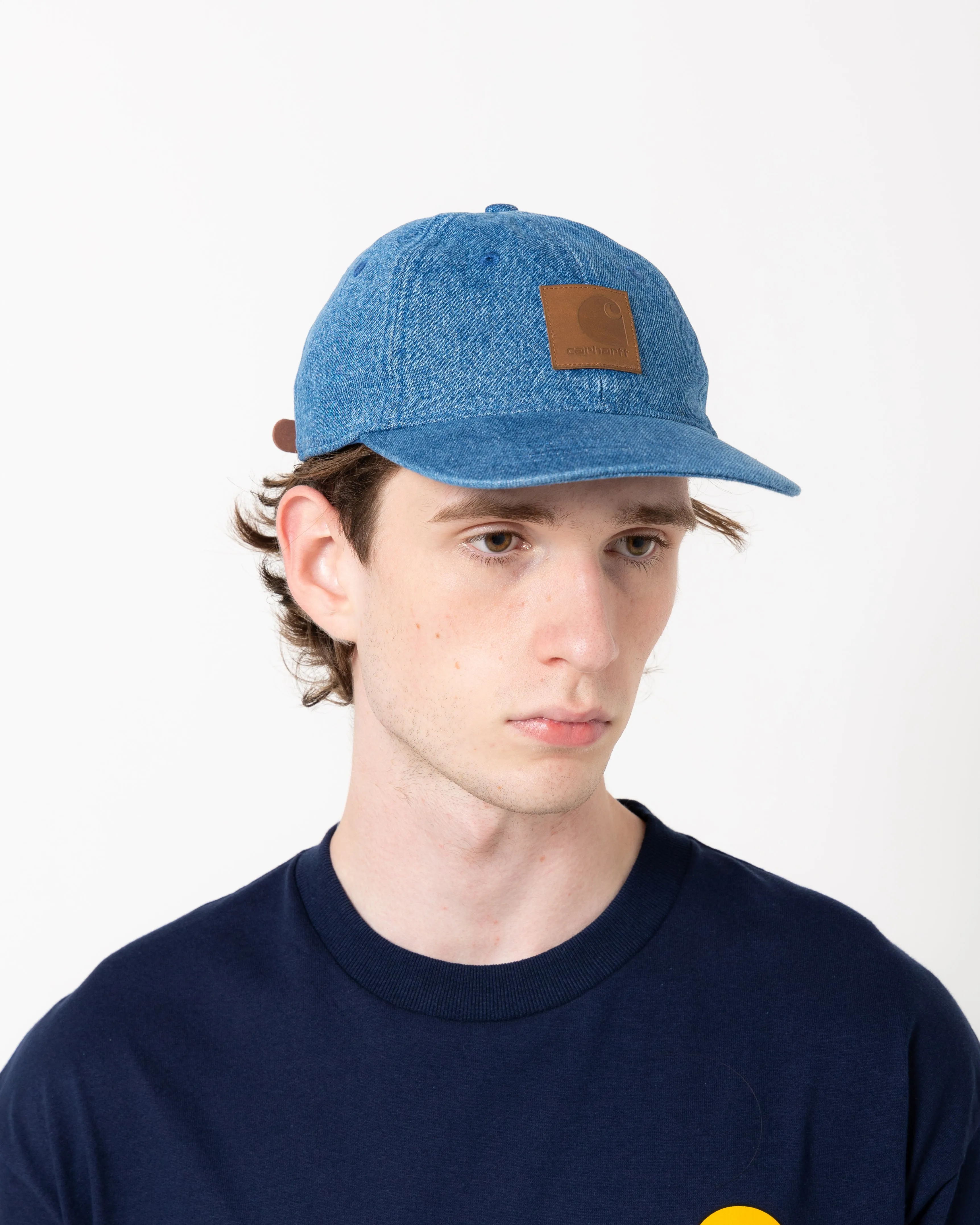 Rider 6 Panel Cap | Blue (stone washed)