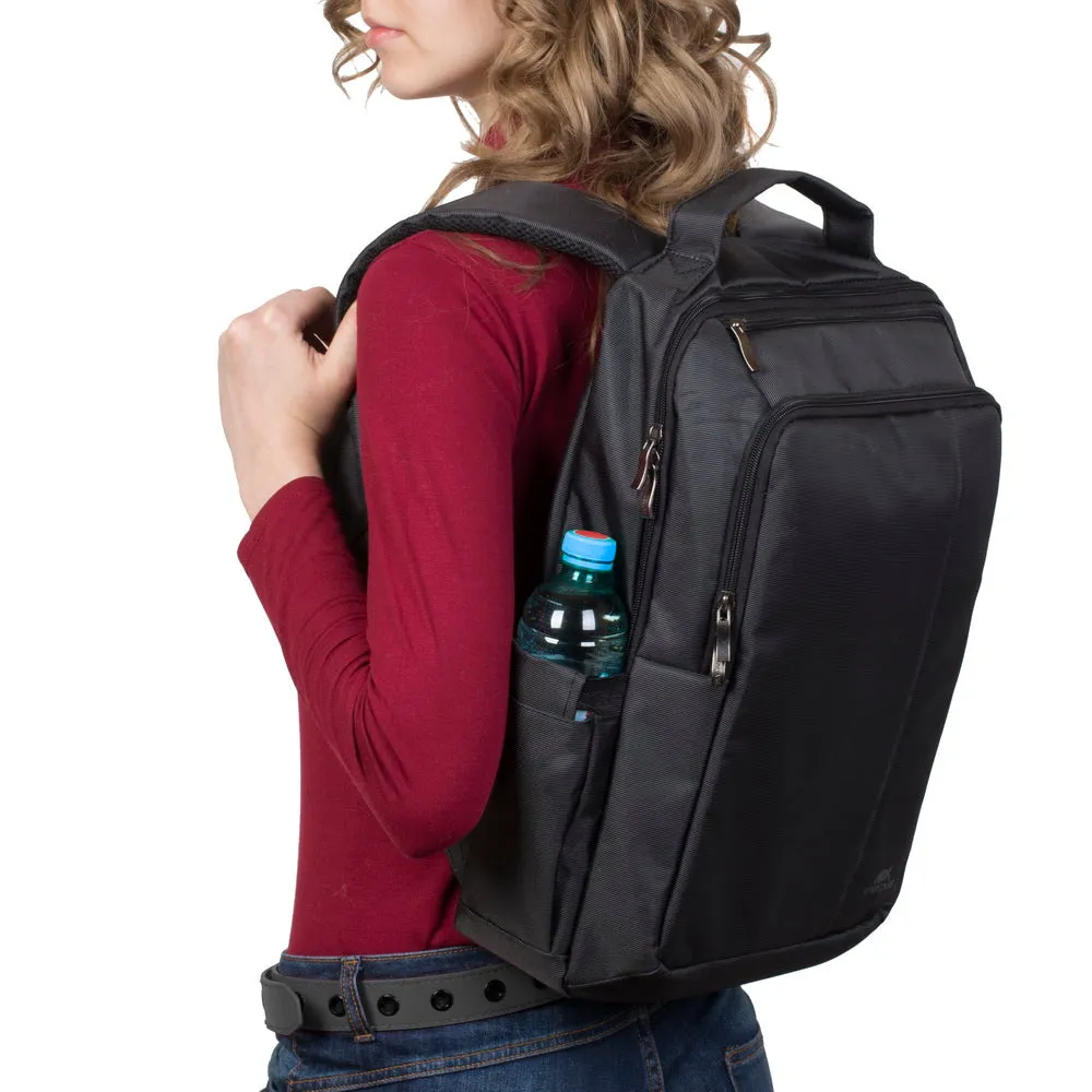 Rivacase 8262blck 15.6 In. Laptop Backpack44; Black - 6