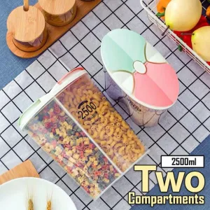 Rotating Kitchen Storage Tank Dry Food Storage Containers Cereal Storage