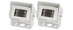 SafetyDave Reversing Camera Kit 5.8inch Dash Monitor with 2 Square Ccd Cameras