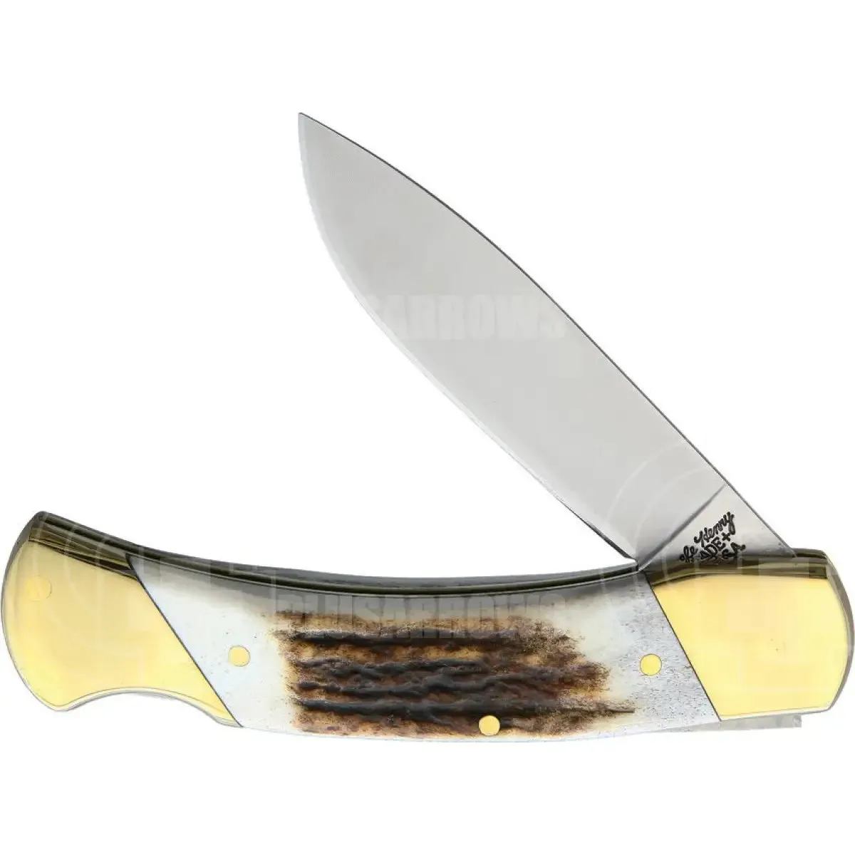 Schrade Stag 5” Lockback Pocket Knife (SCH6)