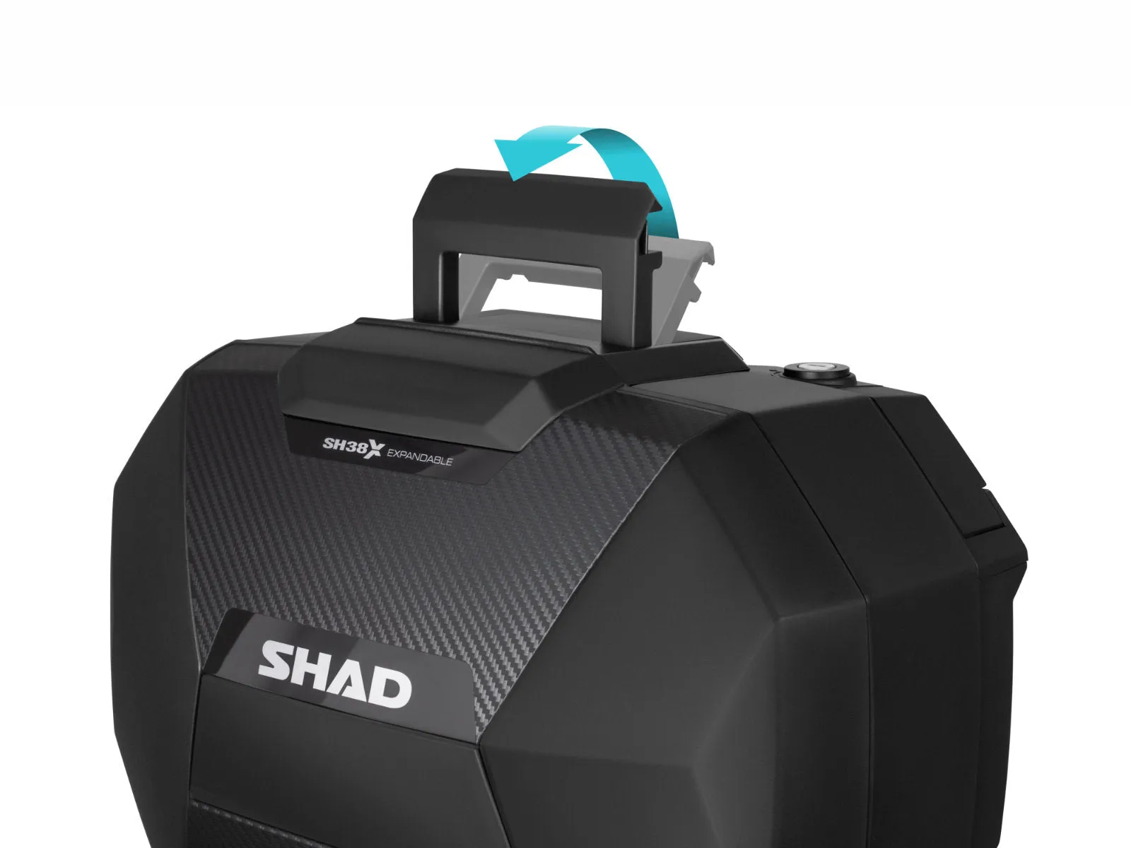SHAD SH38x Expandable Panniers inc Carbon Covers