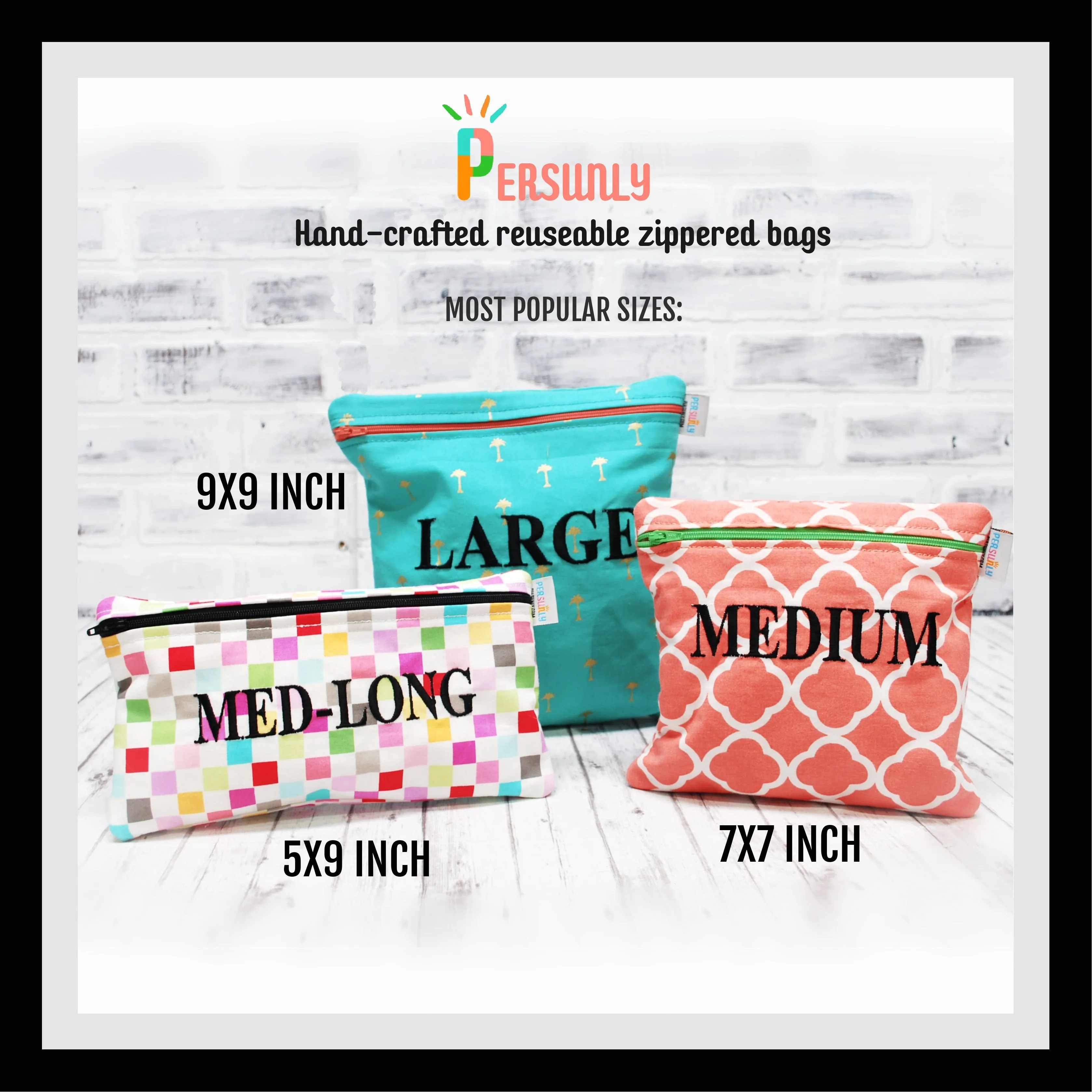 Sharks and Seawed Personalized Reusable Food Bag
