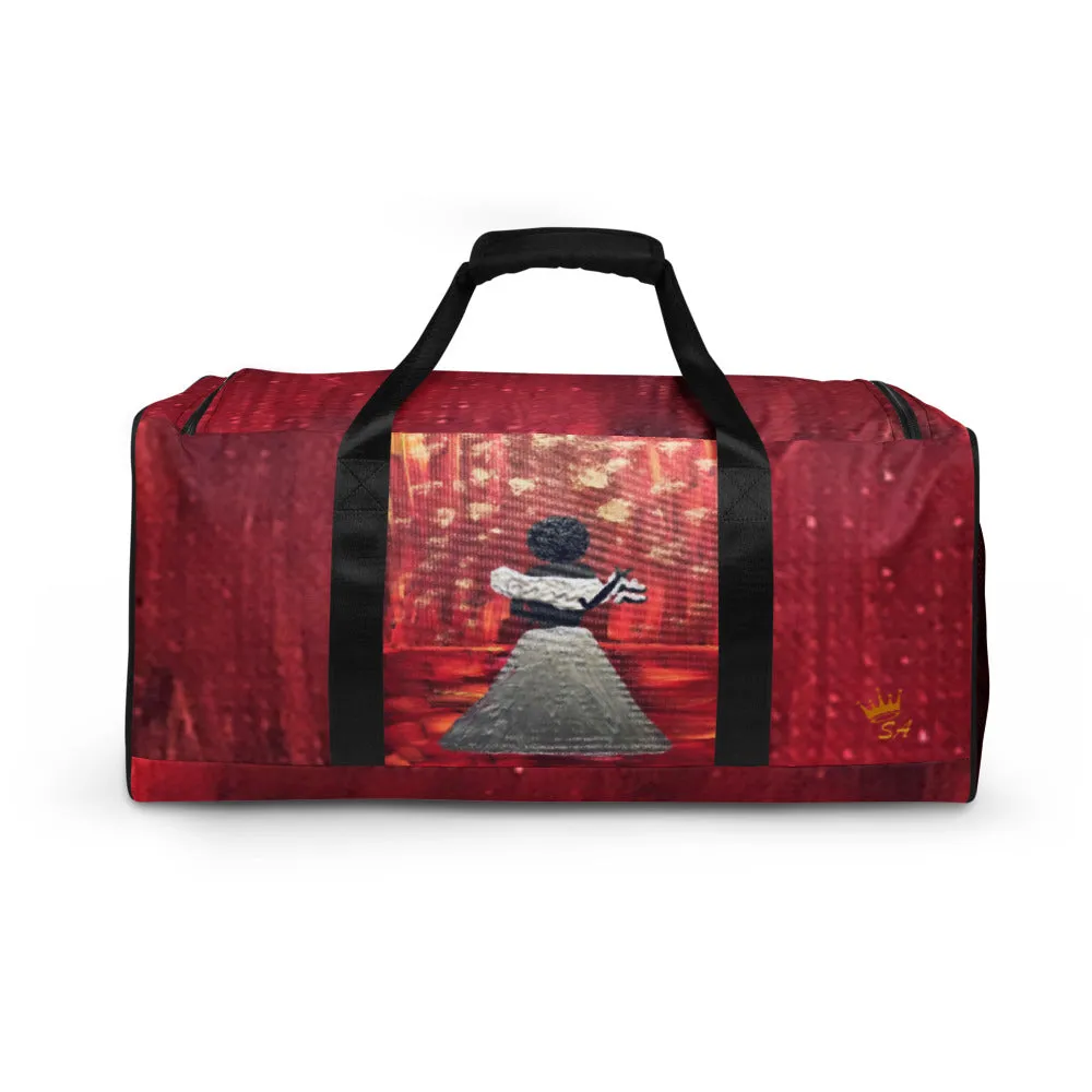 Silver Dress Duffle bag