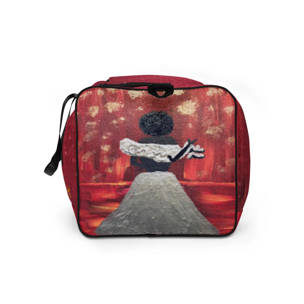 Silver Dress Duffle bag