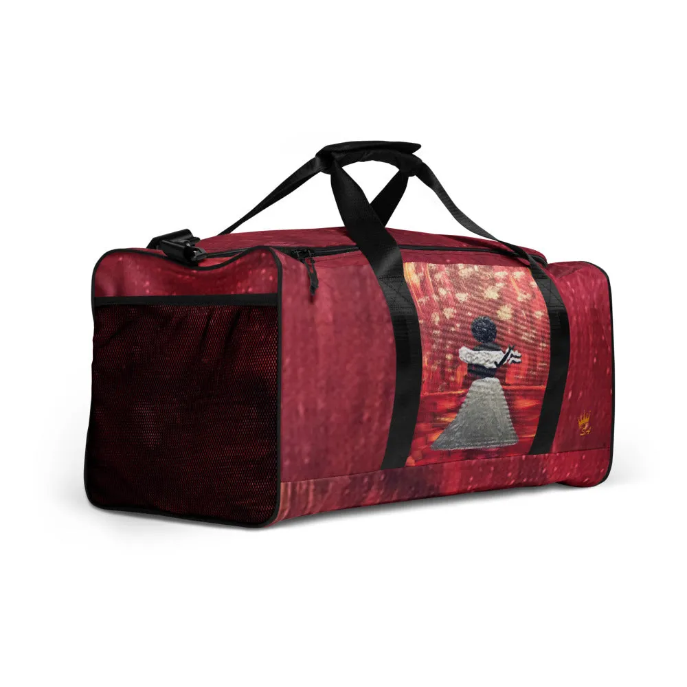 Silver Dress Duffle bag