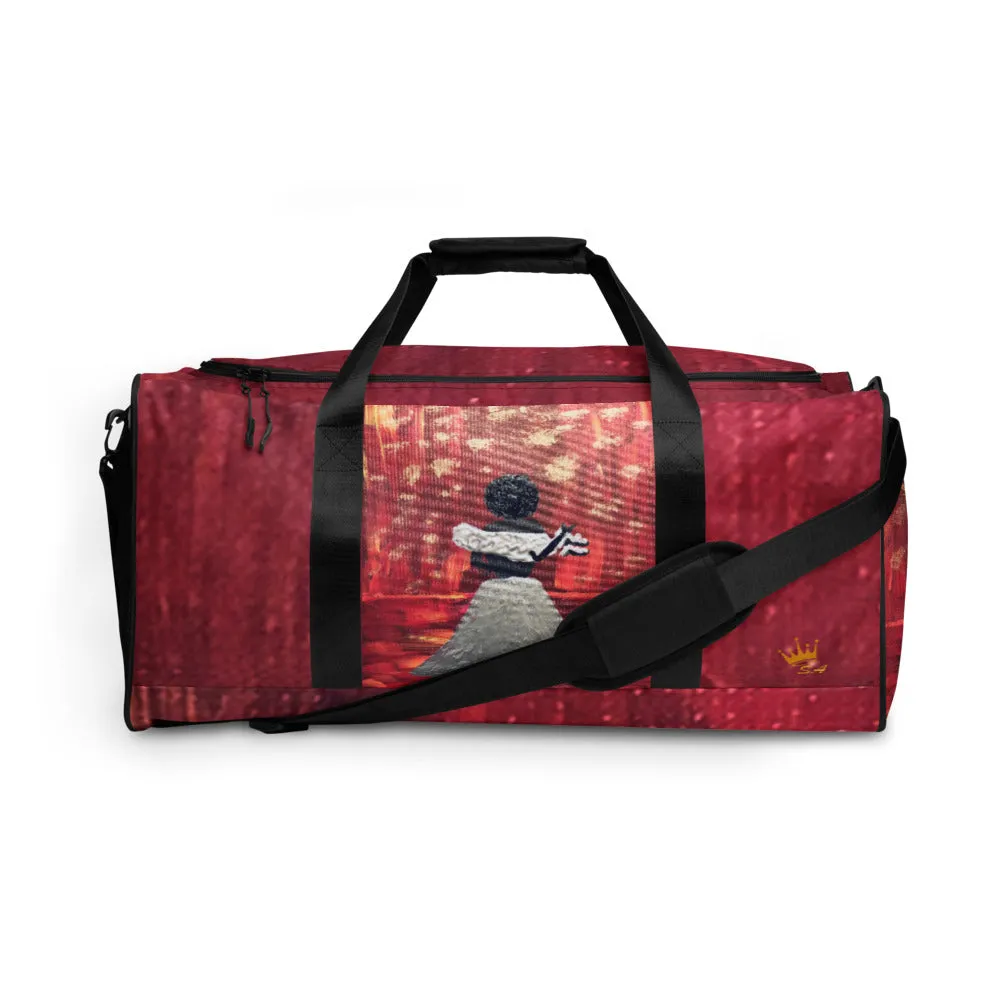 Silver Dress Duffle bag