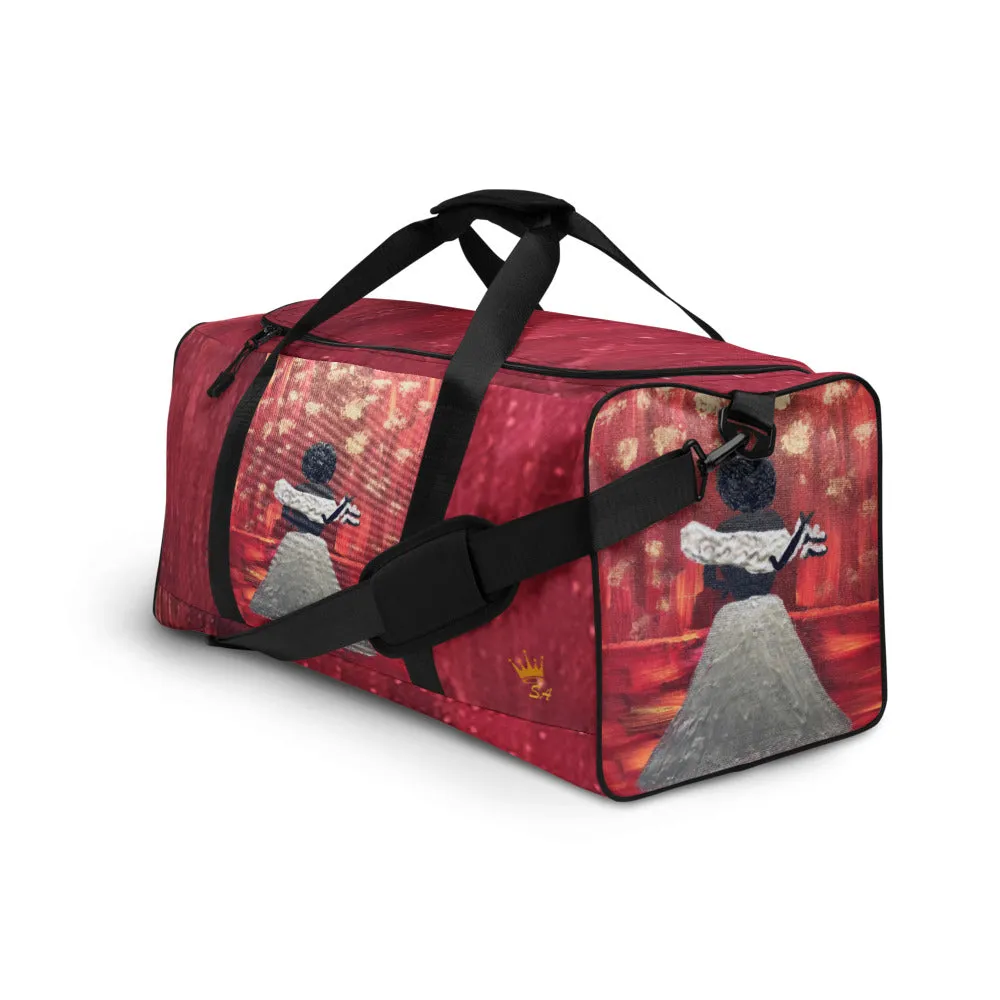 Silver Dress Duffle bag
