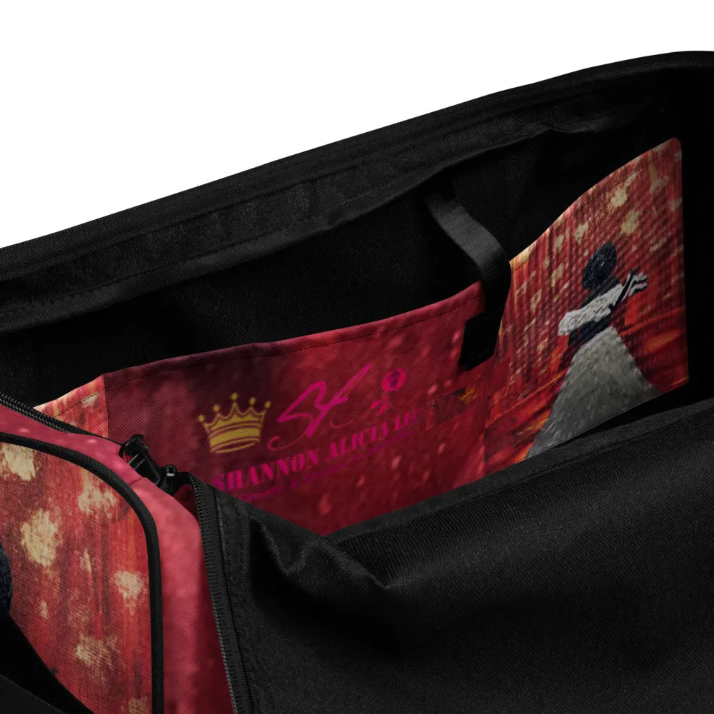 Silver Dress Duffle bag