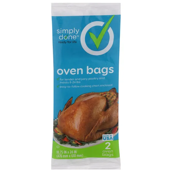 Simply Done Oven Bags 2s