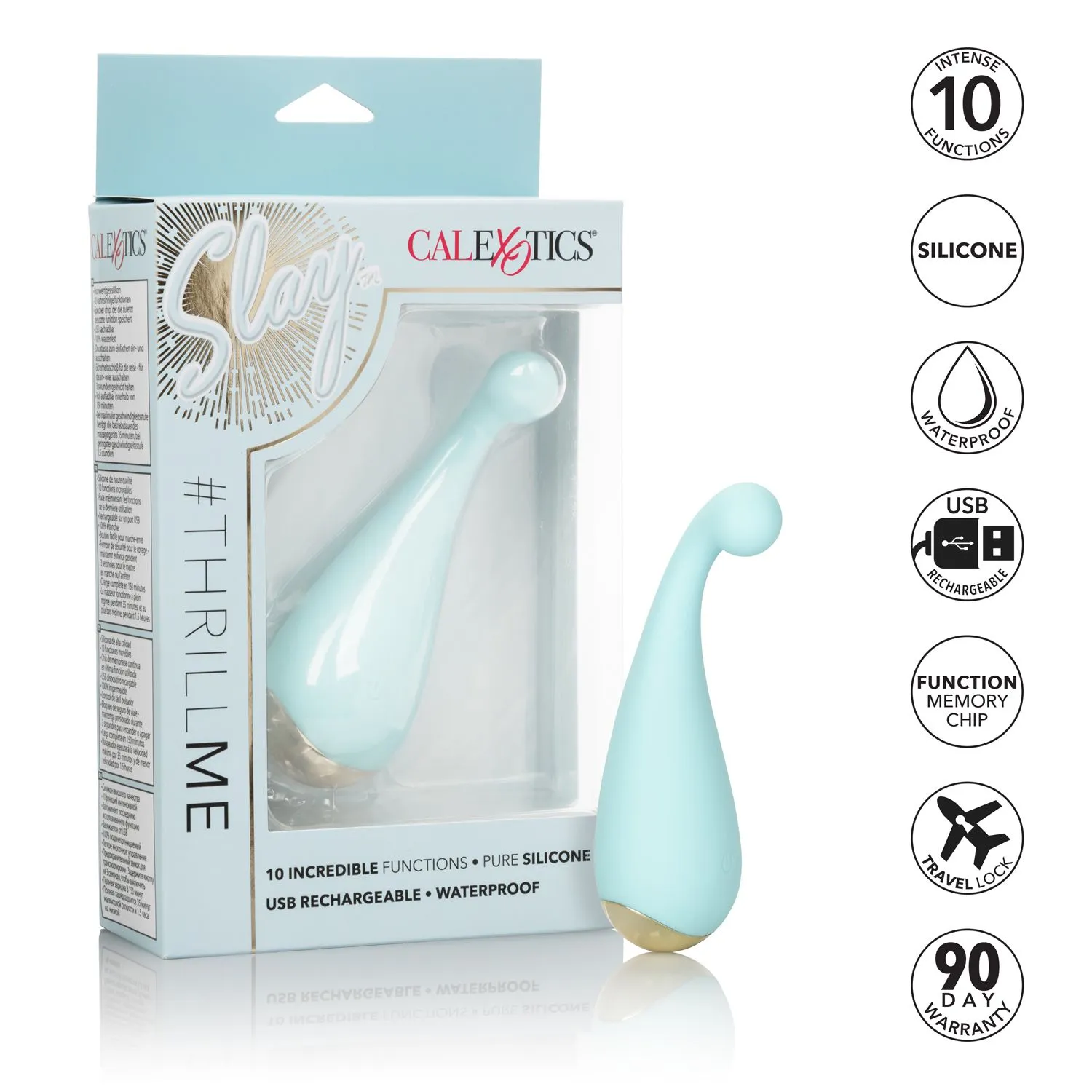 Slay Thrill Me External Palm Sized Vibrator