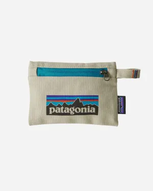 Small Zippered Pouch - Bleached Stone