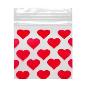 Smell Proof Bags - Heart Pack 1k