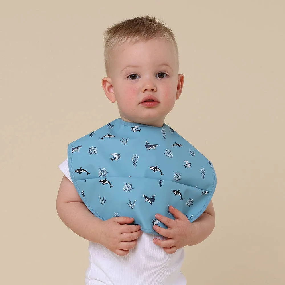 Snuggle Hunny - Blue Ocean Snuggle Bib