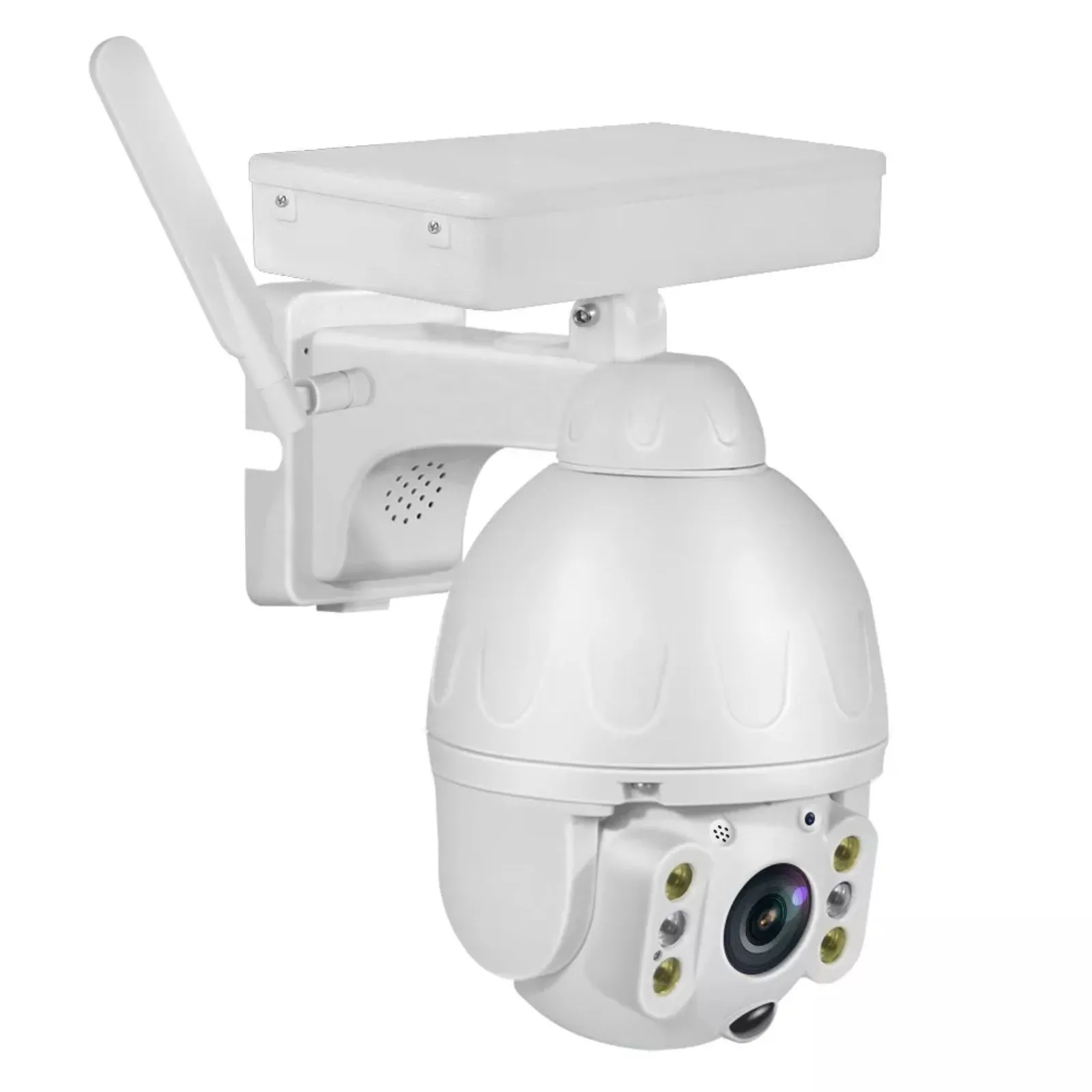 Solar Power 4G Sim Card Security Camera Pan / Tilt / Zoom 128GB Video Recorder 2 Way Audio