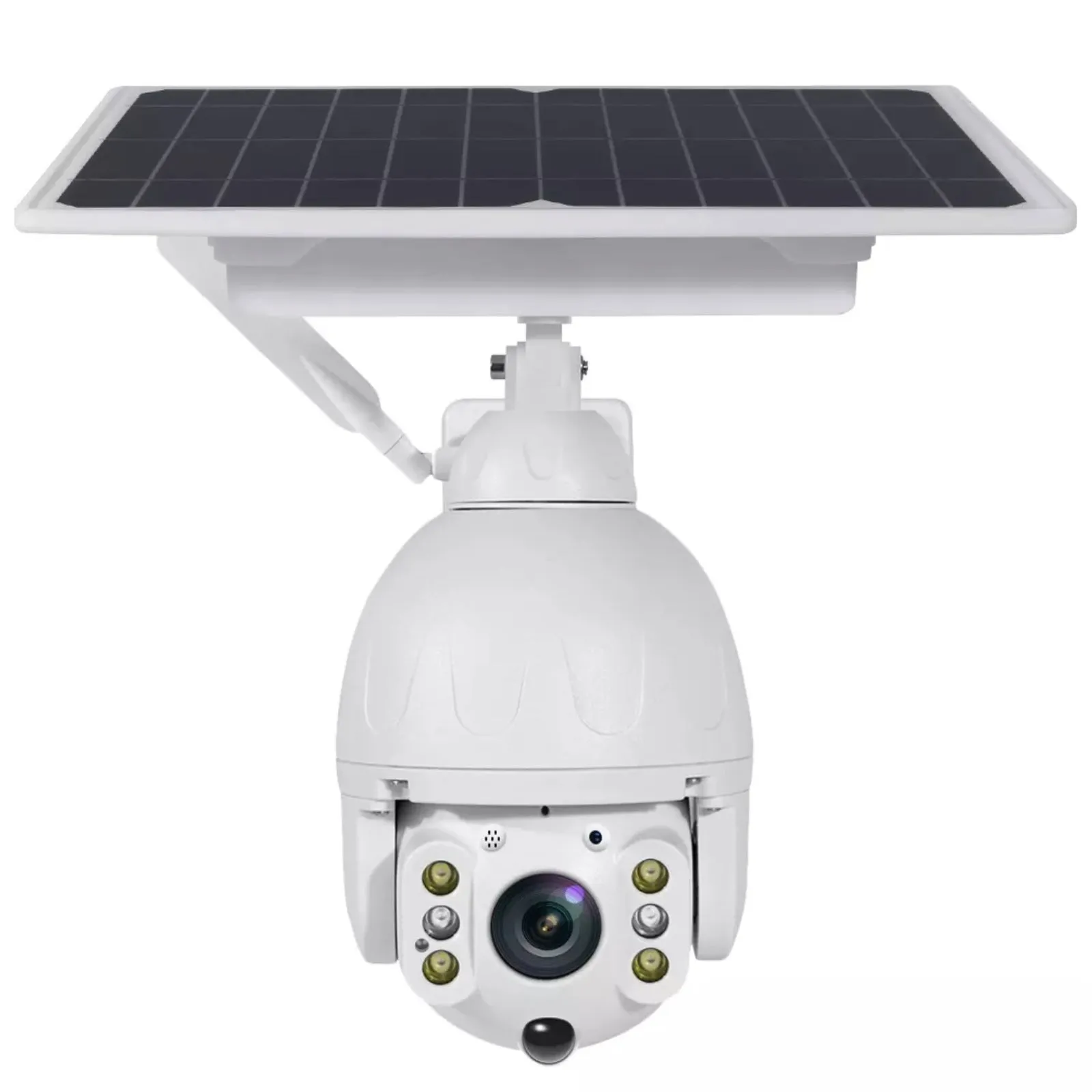 Solar Power 4G Sim Card Security Camera Pan / Tilt / Zoom 128GB Video Recorder 2 Way Audio