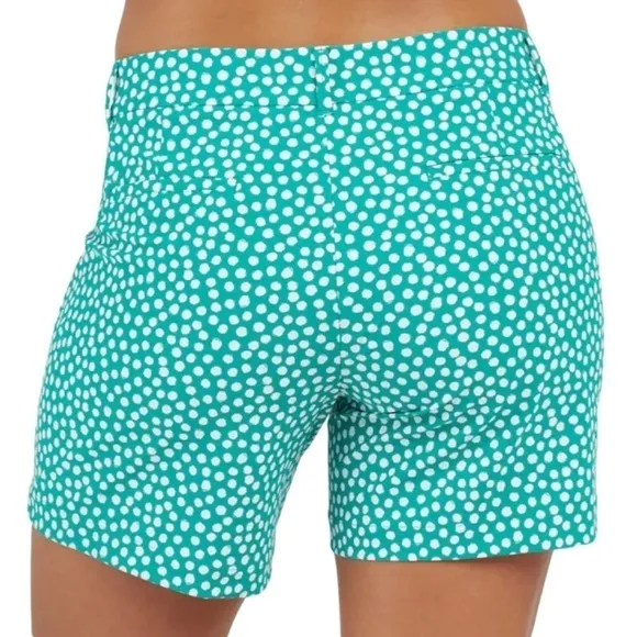 Spanx polka dot kelly green sunshine shorts, 6&quot; (A1) and (C1-L)